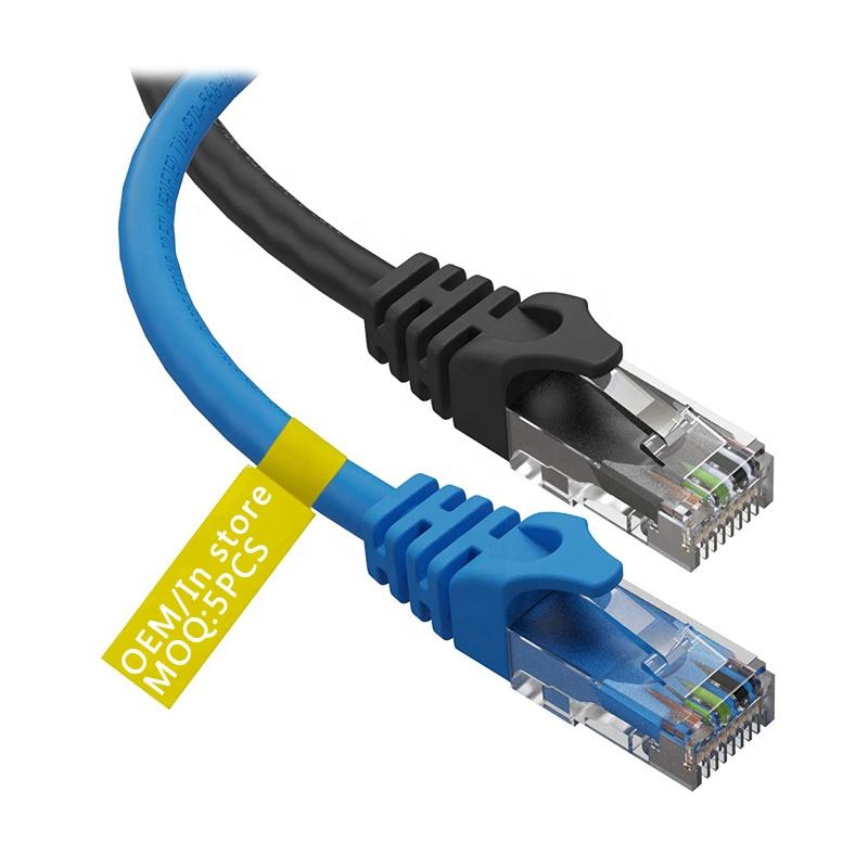 24AWG Ethernet Network Patch Cord Copper Amp Ftp Stp Cat6E Rj45 Shielded Lan Utp Cat6 Cable