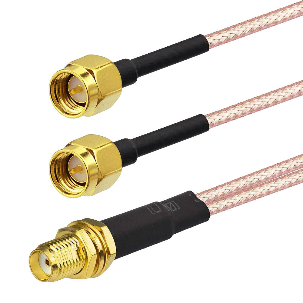 SMA Female to Dual SMA Cable Wifi Camera Cables 4G LTE Antenna SMA Cable RG 316
