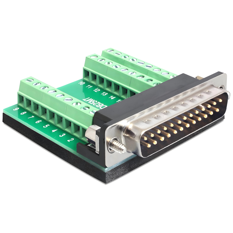 Terminal block DB25 connector
