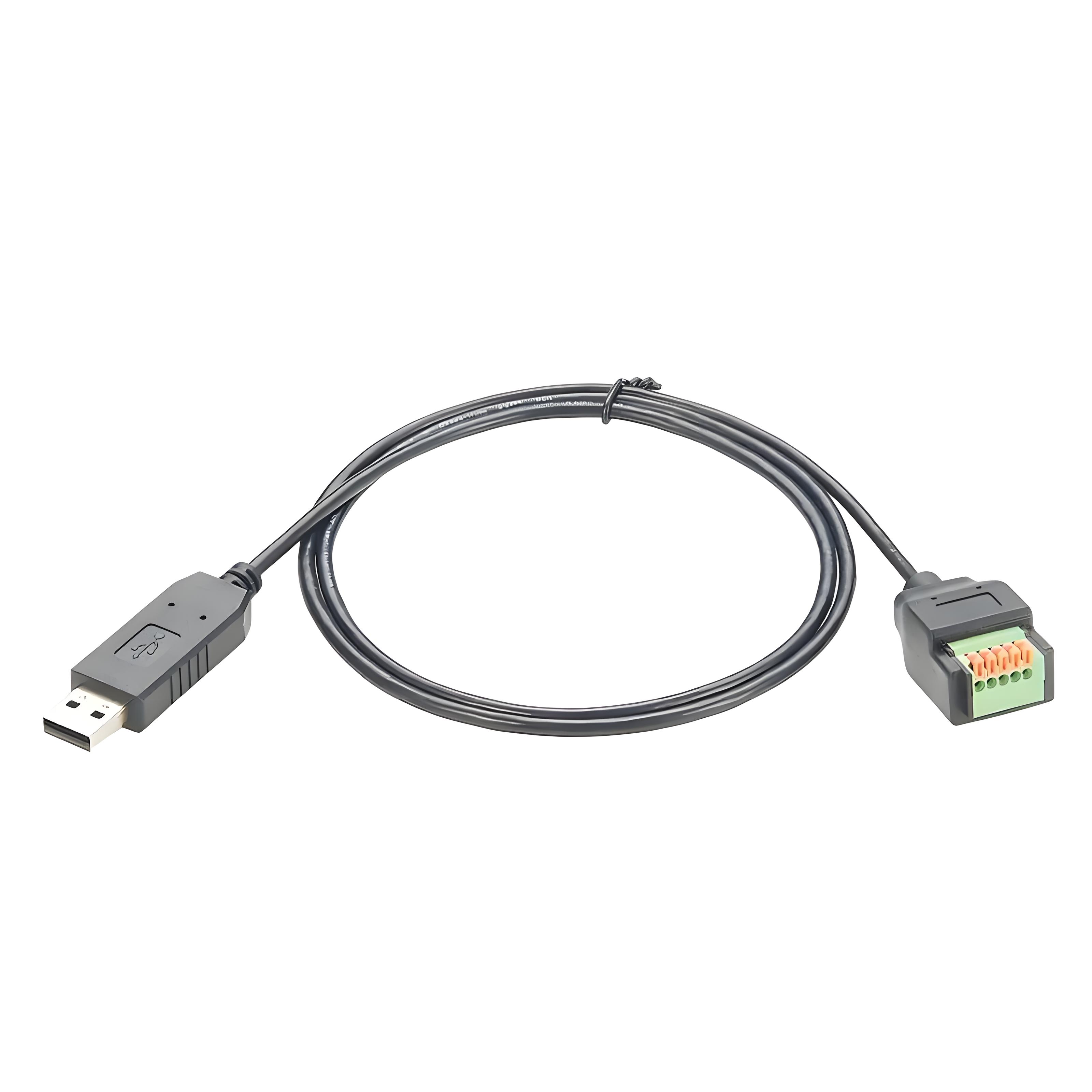 RS485 RS422 USB to Serial Port Converter Adapter Cable 5 Pin Spring Push Button Terminal Block Tool Free Solder Free
