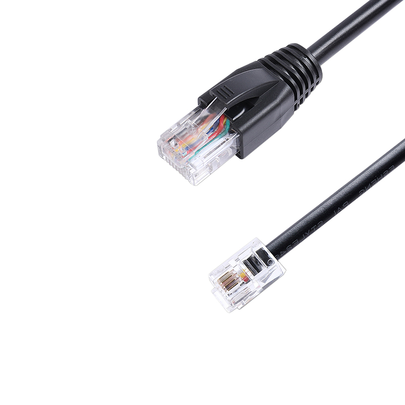Custom Pinout RJ45 8P8C to RJ9 4P4C Cable