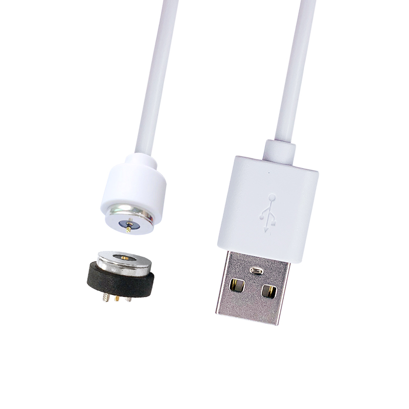 pogo 2pin magnetic charging cable 2A current usb magnetic power cord