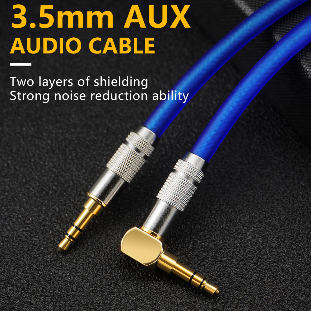 Jack 3.5 AUX Audio Cable HIFI 3.5mm Male Speaker cable for Phone Car Headphone Audio Cable For Amplifier