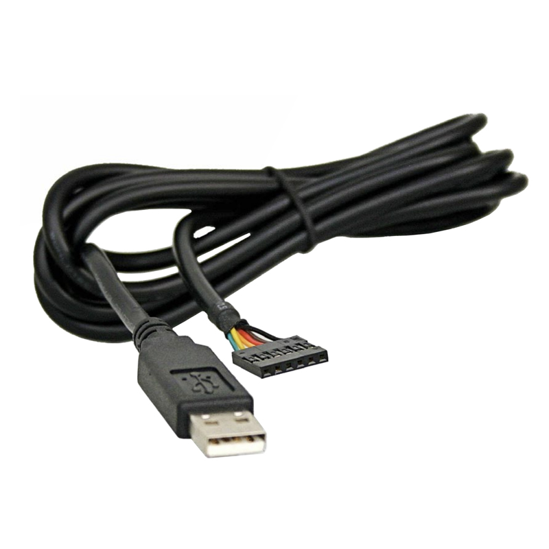 FTDI USB to serial TTL cable (3.3V I/O, 5V Vcc)