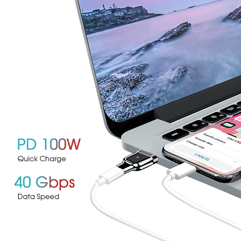 24Pins PD100W Magnetic USB Type C Adapter