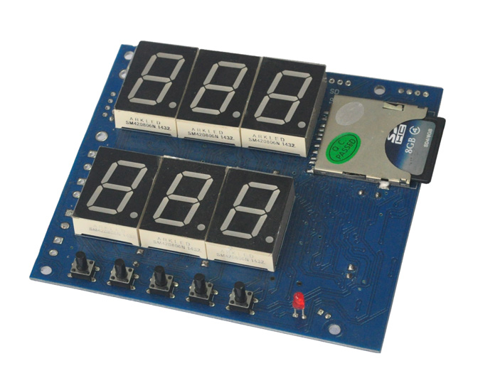 AS-SDR-LED-V10型数据采集无纸记录仪电路板