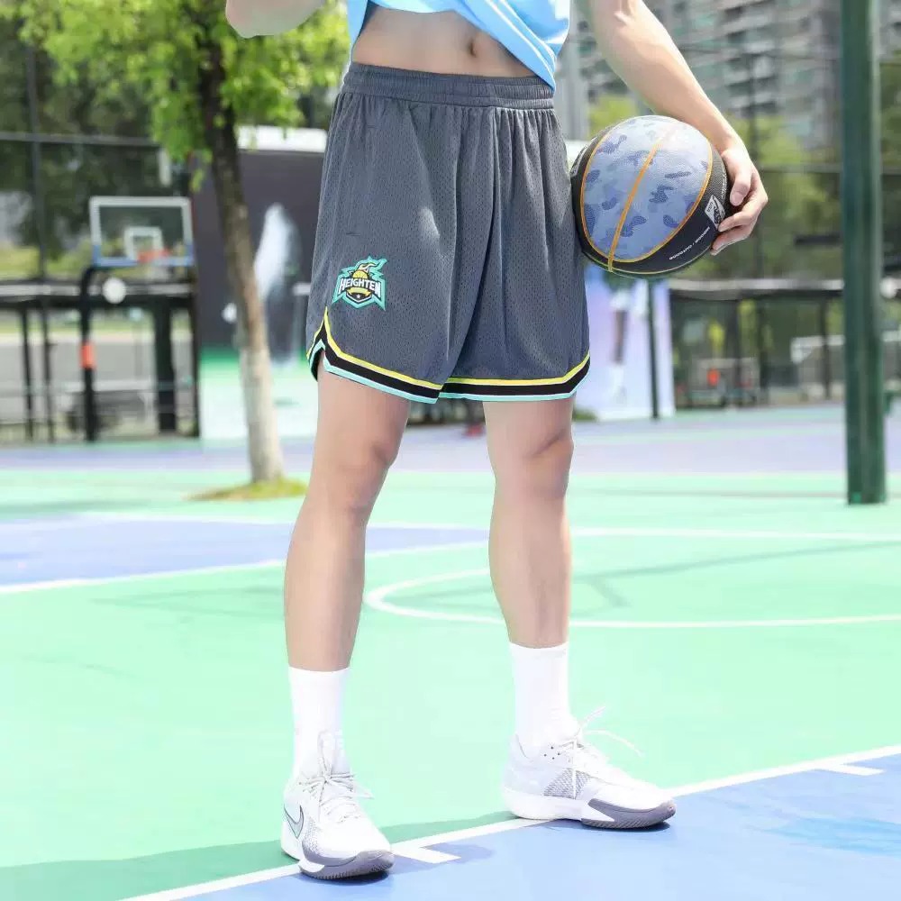 动力之窗潮流时尚双层篮球裤男透气速干跑步训练休闲运动短裤中裤