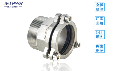 捷朴不锈钢管道外牙直通