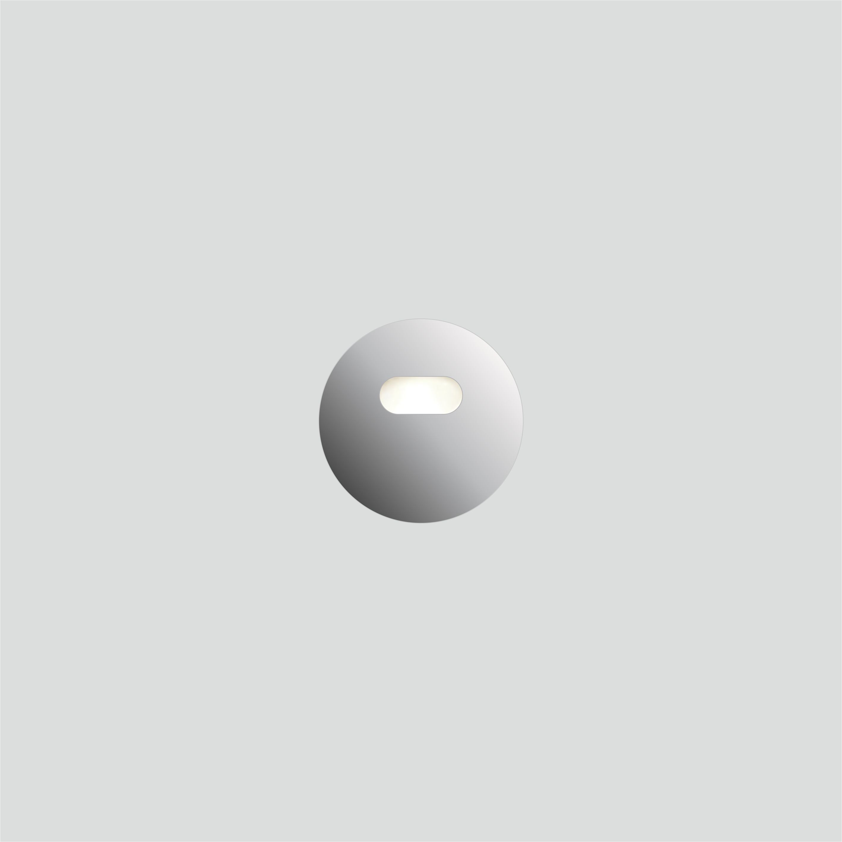 IP44 Aluminum Round Shape Recess Mounted Stair Light 2111