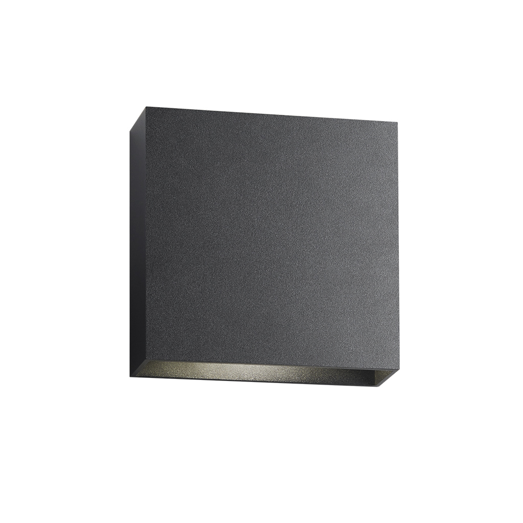 Aluminium Square-shaped Upward  and Downward Emitting LED Wall Light 2196