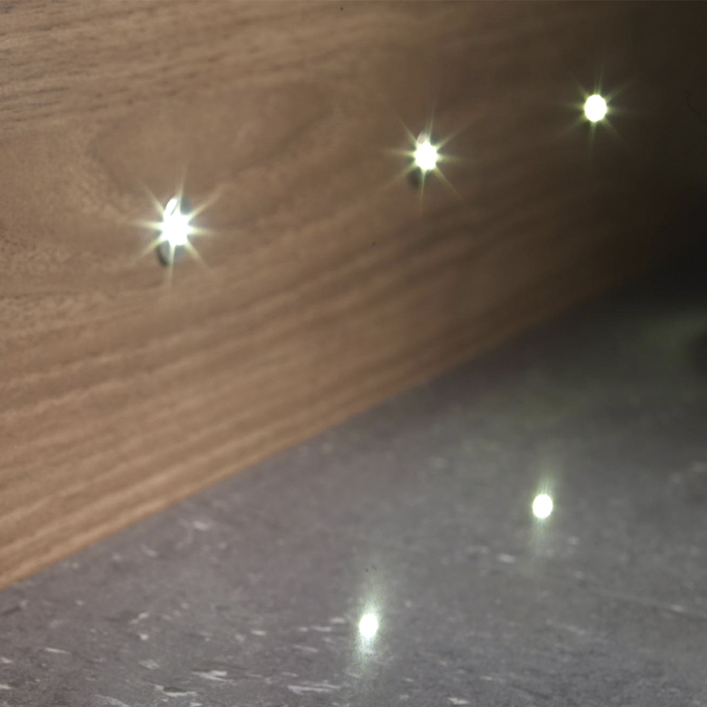 Mini 15mm Round LED Plinth Light Kit 2312