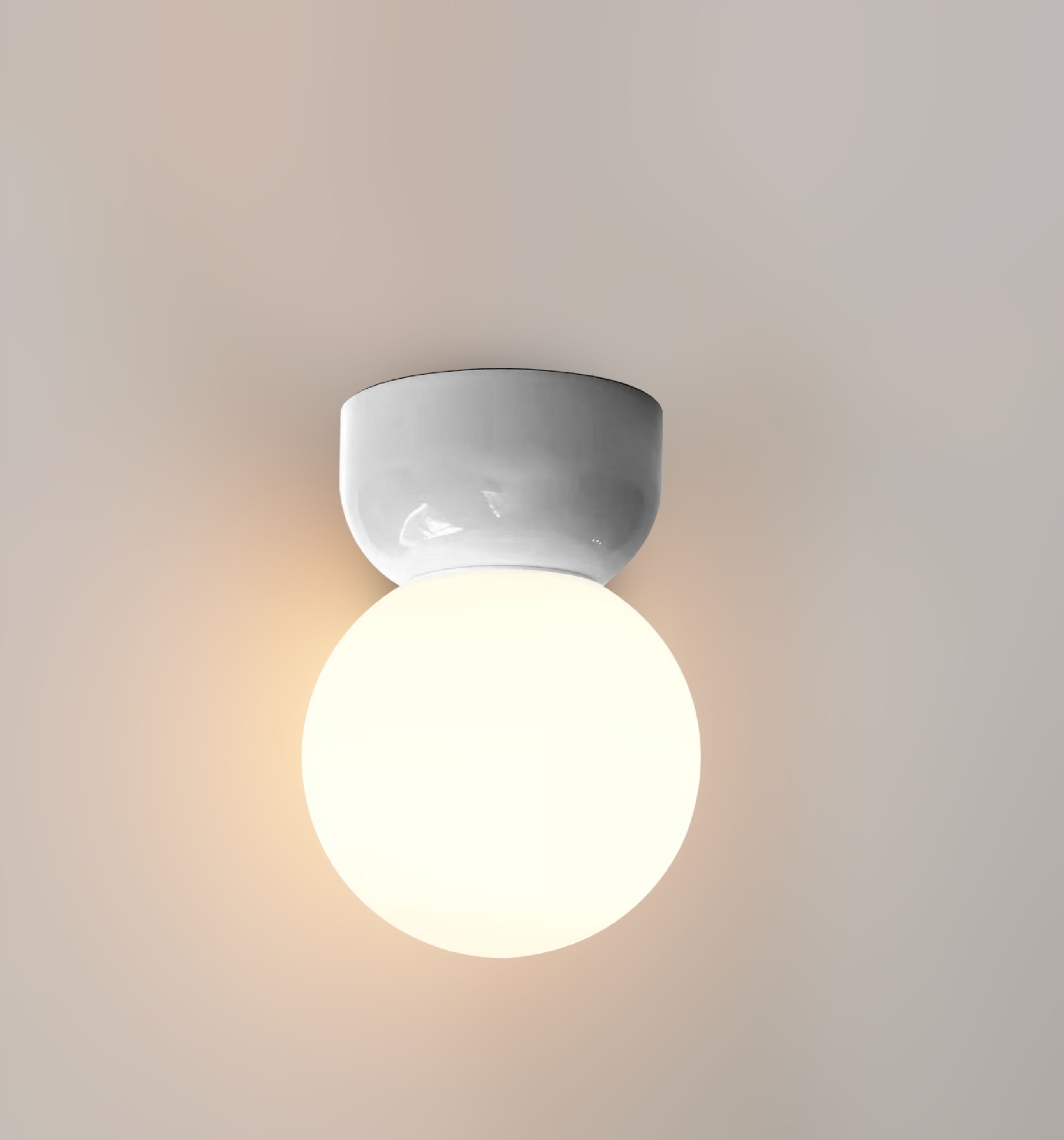 Aluminium Base And Round Glass Shape LED Wall Lamp For Bathooroom Living Room Bedside Hotel Decor 2515