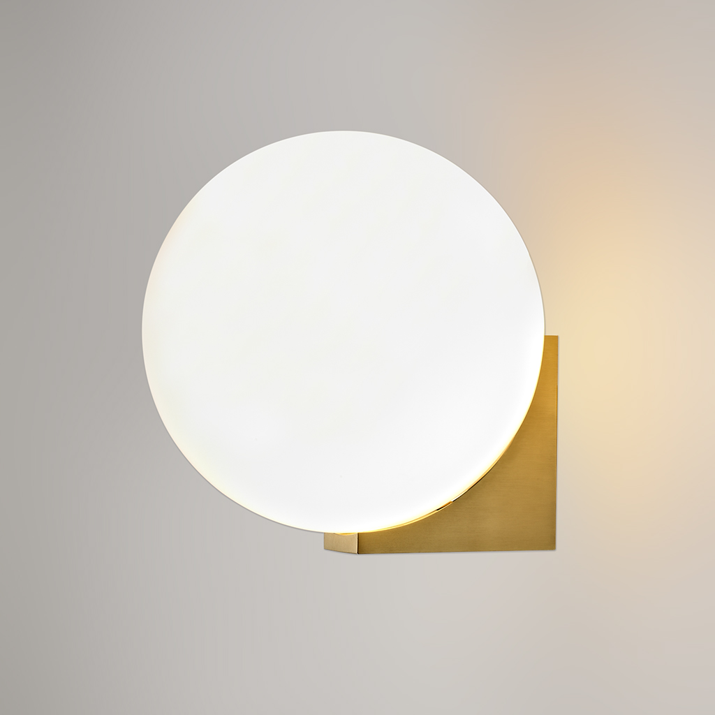 nterior Novel G9 LED Corridor Lamp Round Glass Lighting Decor IP44 LED Wall Lights 2530