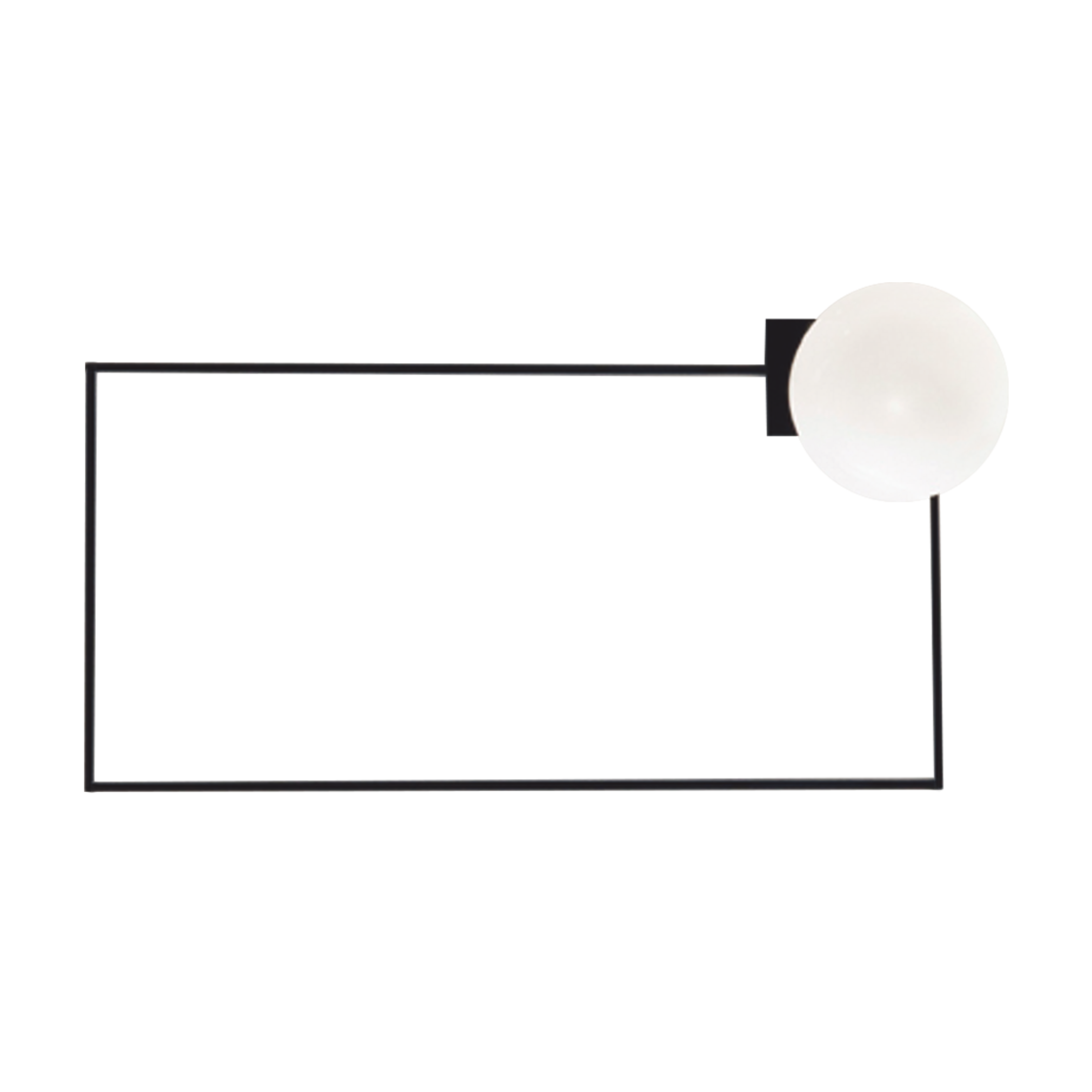 Modern Aluminum Frame Round Glass LED Wall Lamp For Background Decor 2552