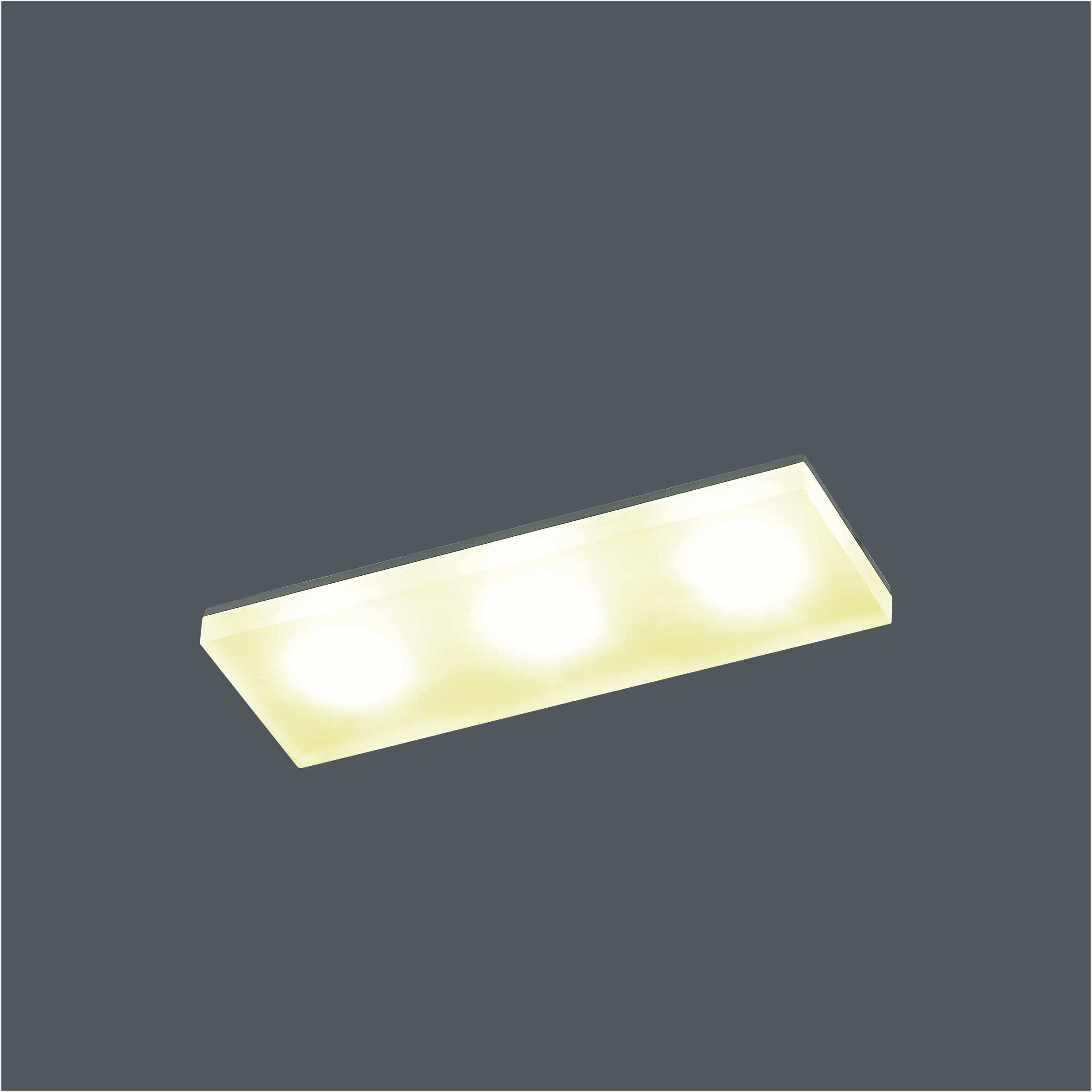 High Power 3 x 3W Recess Mounted LED Cabinet Ceiling Light 2583