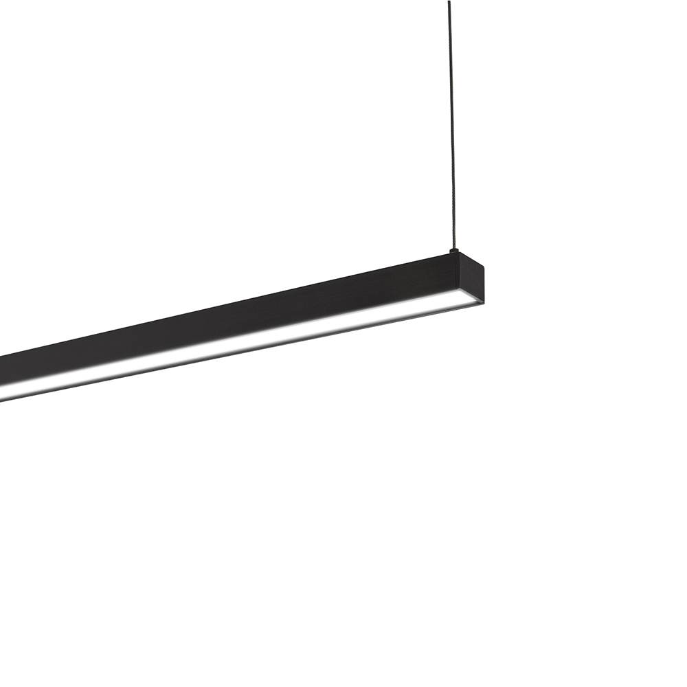 Matt Black Aluminum Altra-thin Tube LED Pendant Lamp 2789