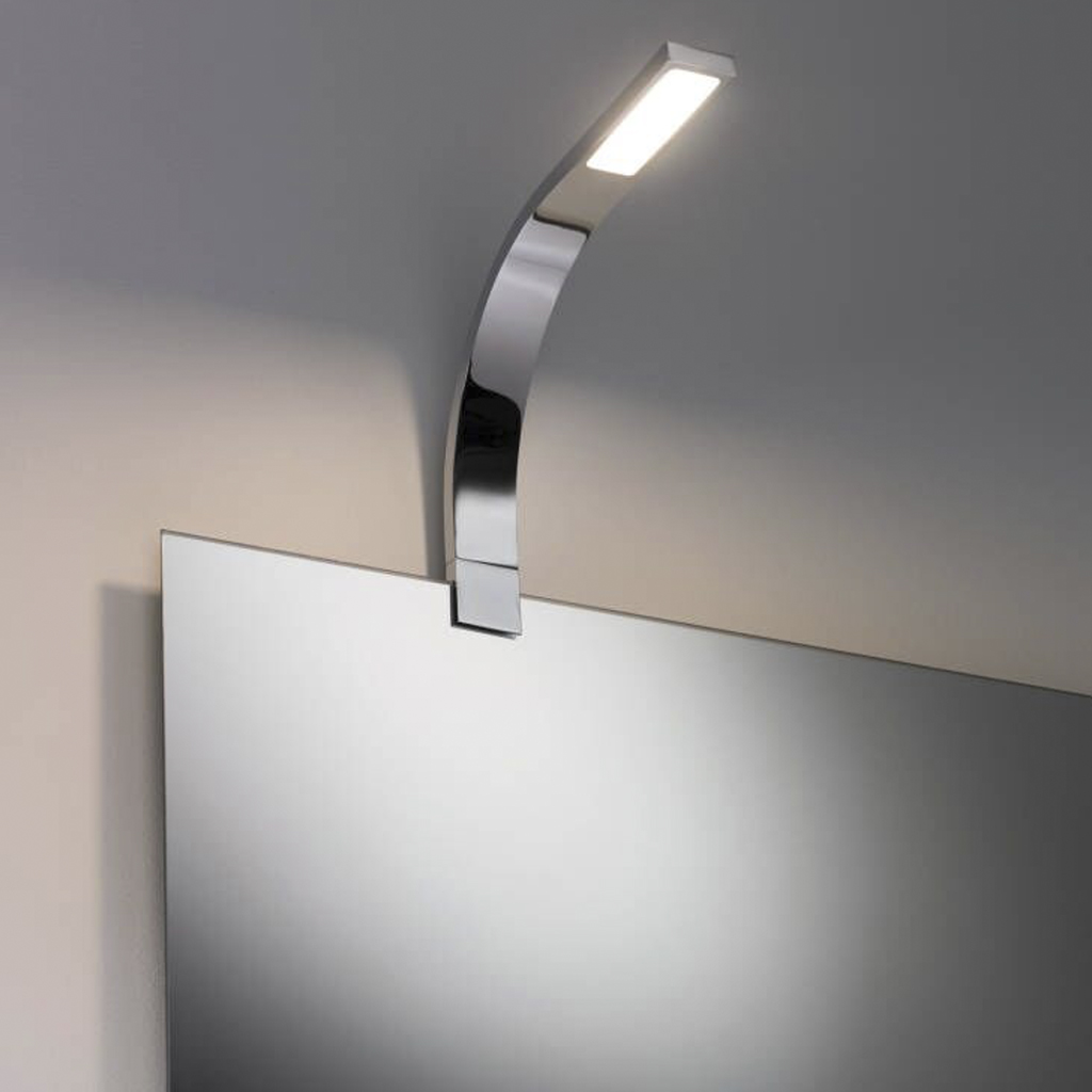 Modern Design Chrome Plated Aluminum IP44 3W LED Mirror Light 2901