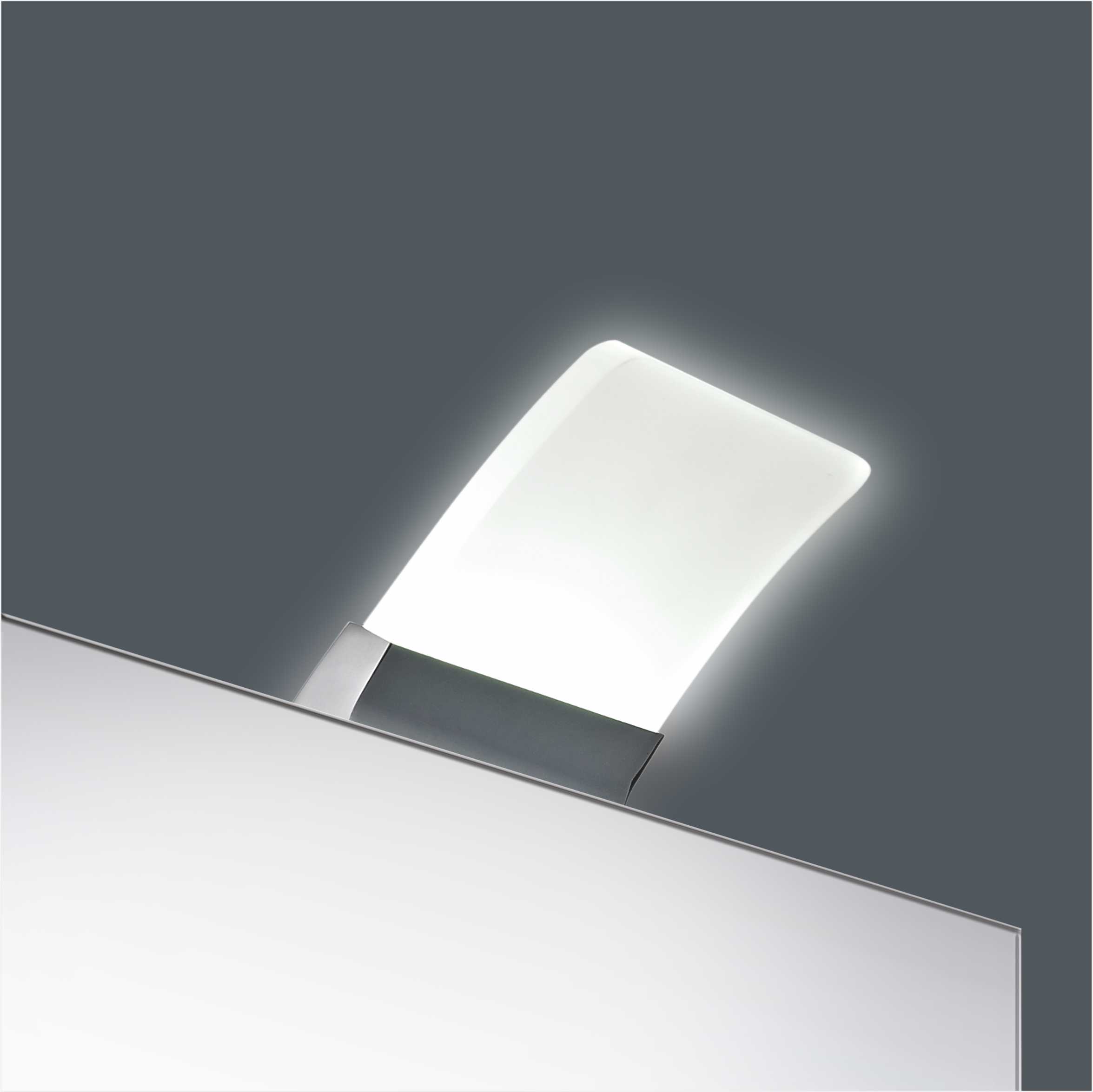 IP44 LED Bathroom Mirror Light With Square Acrylic Lampshade 2909