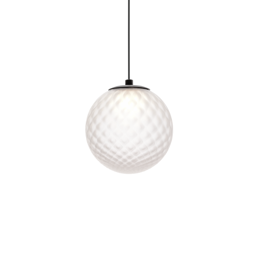 IP44 Creative Transparent Round Glass Shade LED Pendant Light 3361