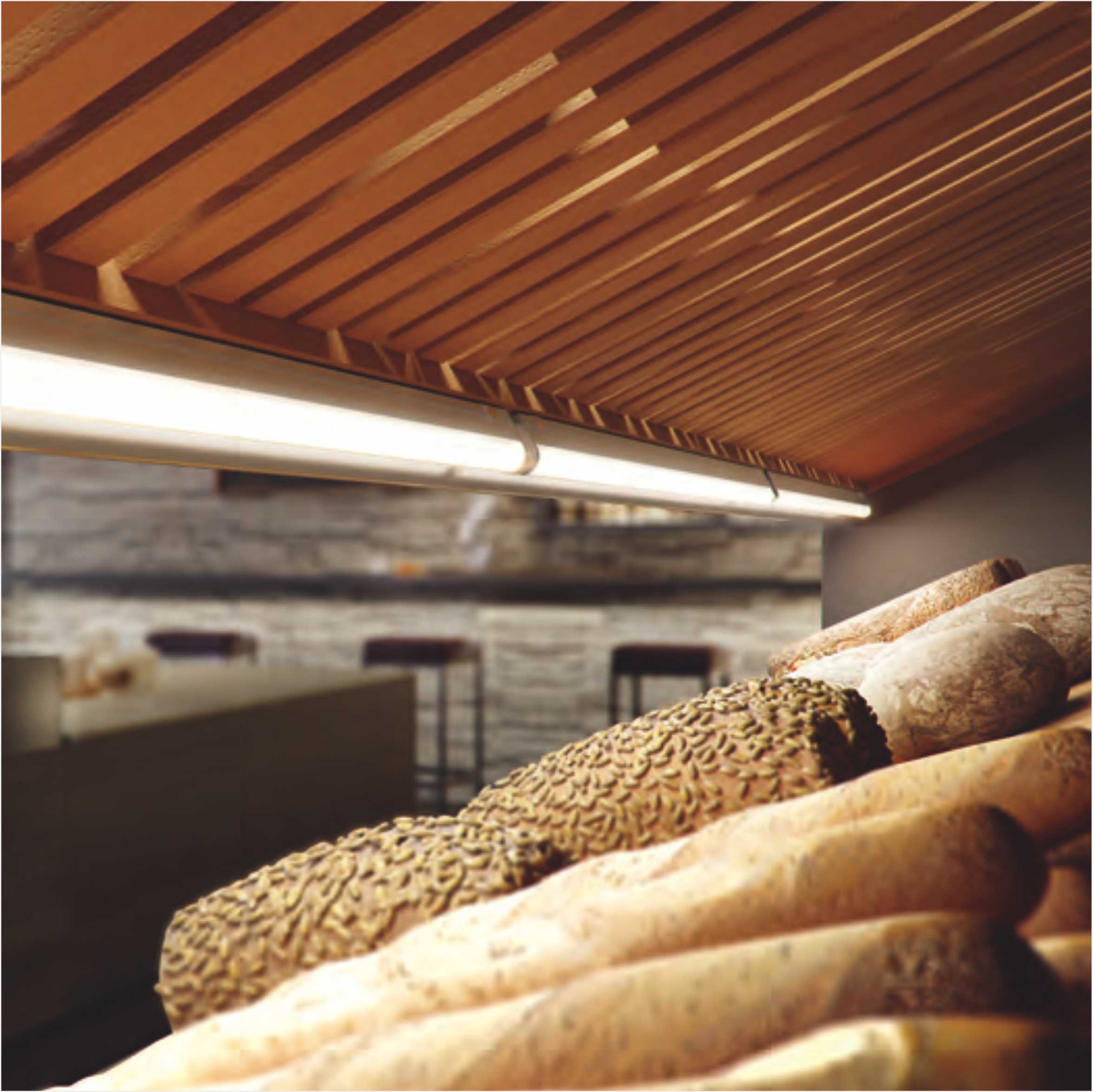 Compact Wall Mounted T5 Fluorescent Cabinet Light 5101