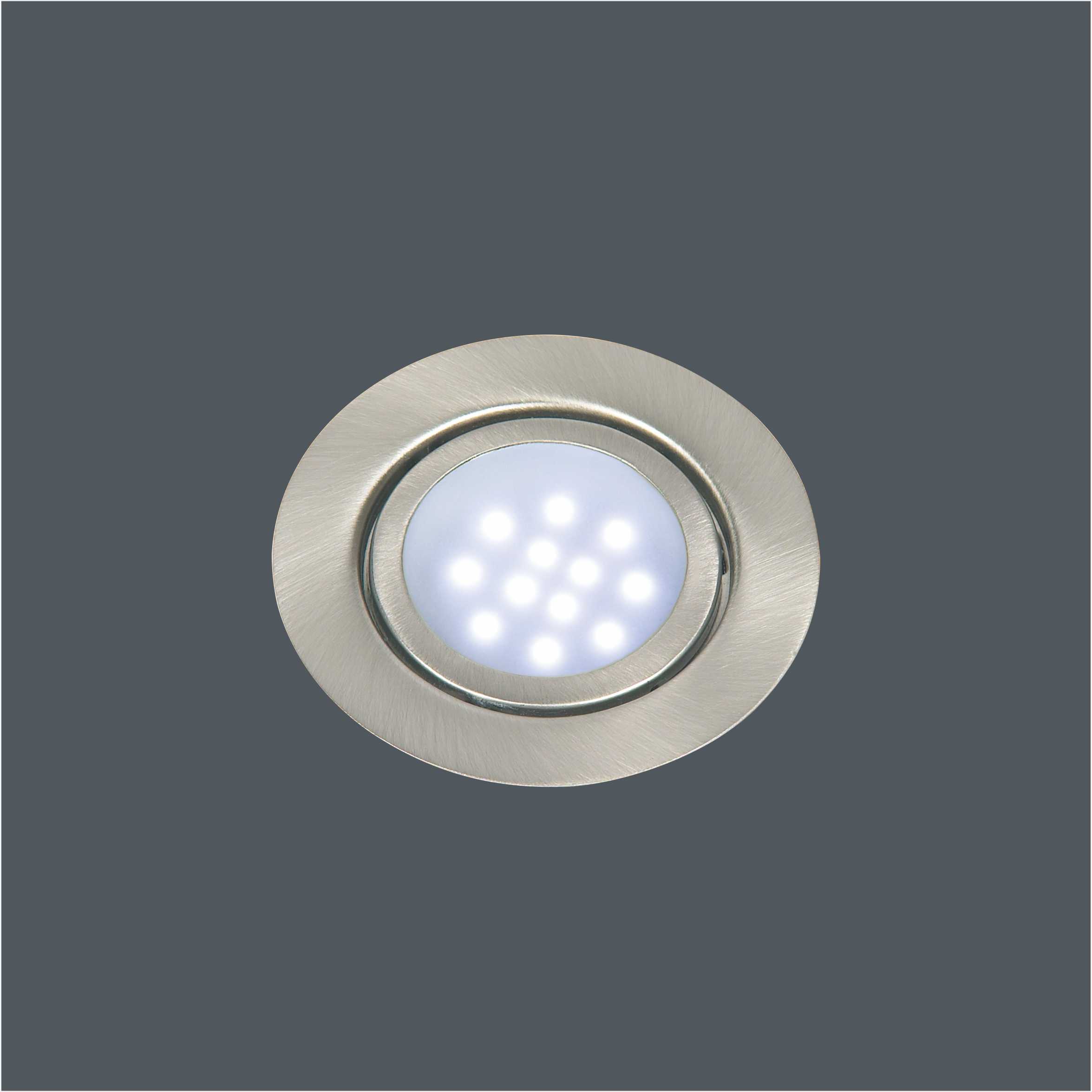 12V Round Recess Mounted LED Under Kitchen Cabinet Light 6267