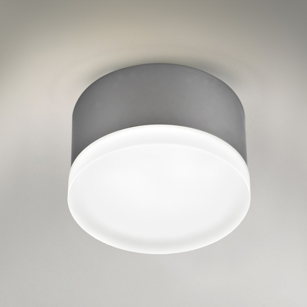 Small Flush Acrylic Bathroom Ceiling Light Polished Chrome 6353