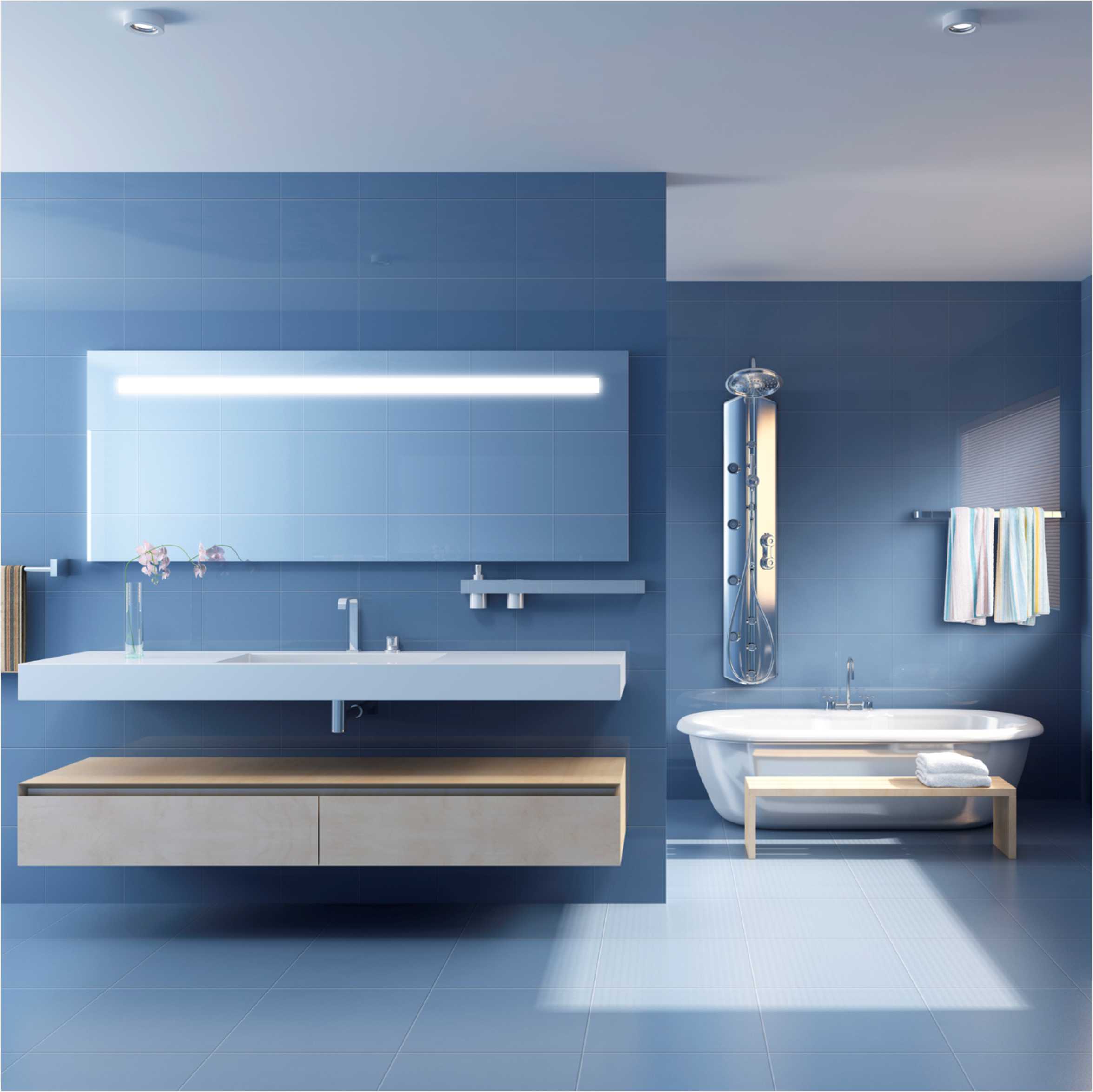 Modern Hotel Vanity Illuminated Mirror with LED Light 6586