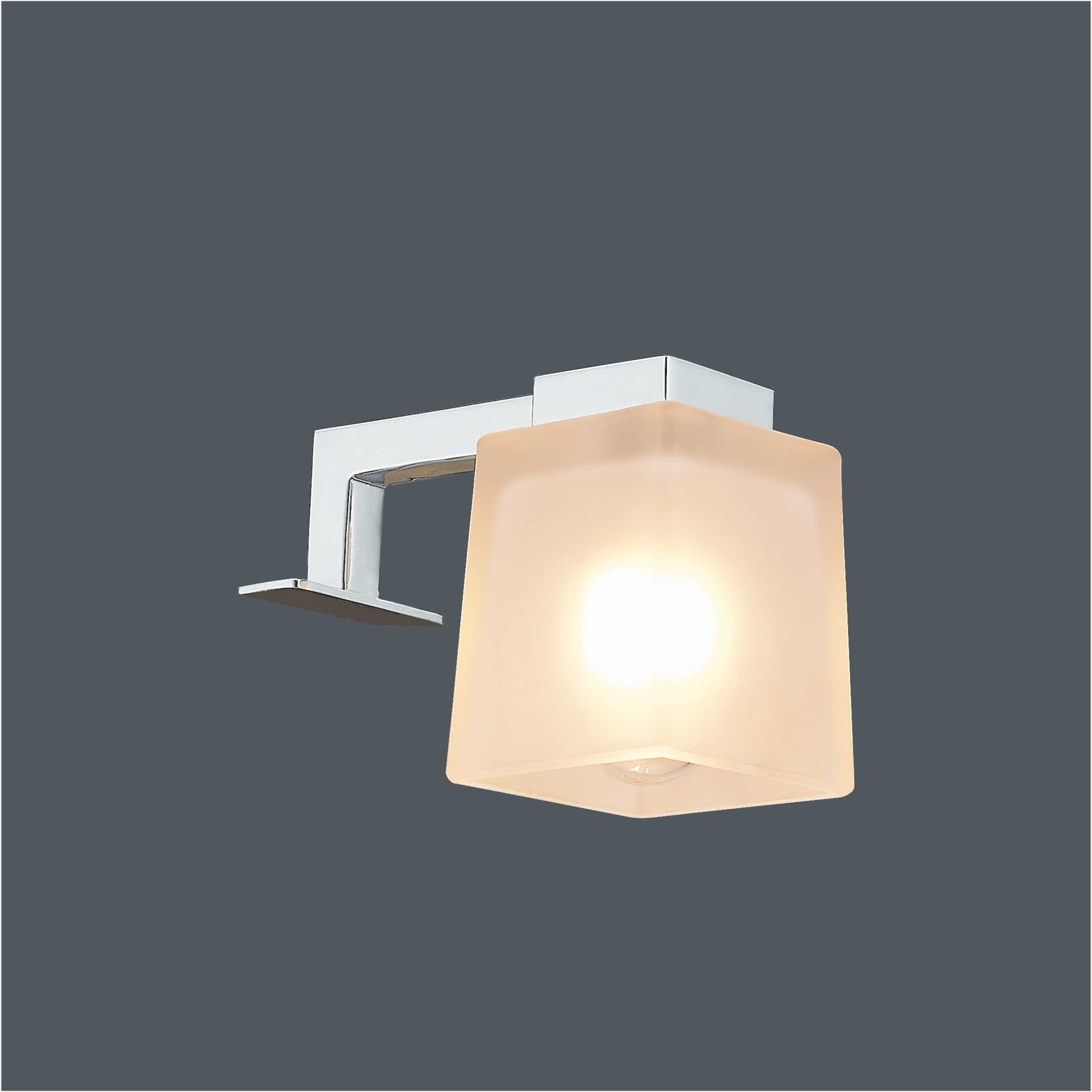 IP44 G9 LED Bathroom Mirror Light With Frosted Glass Lampshade 6595