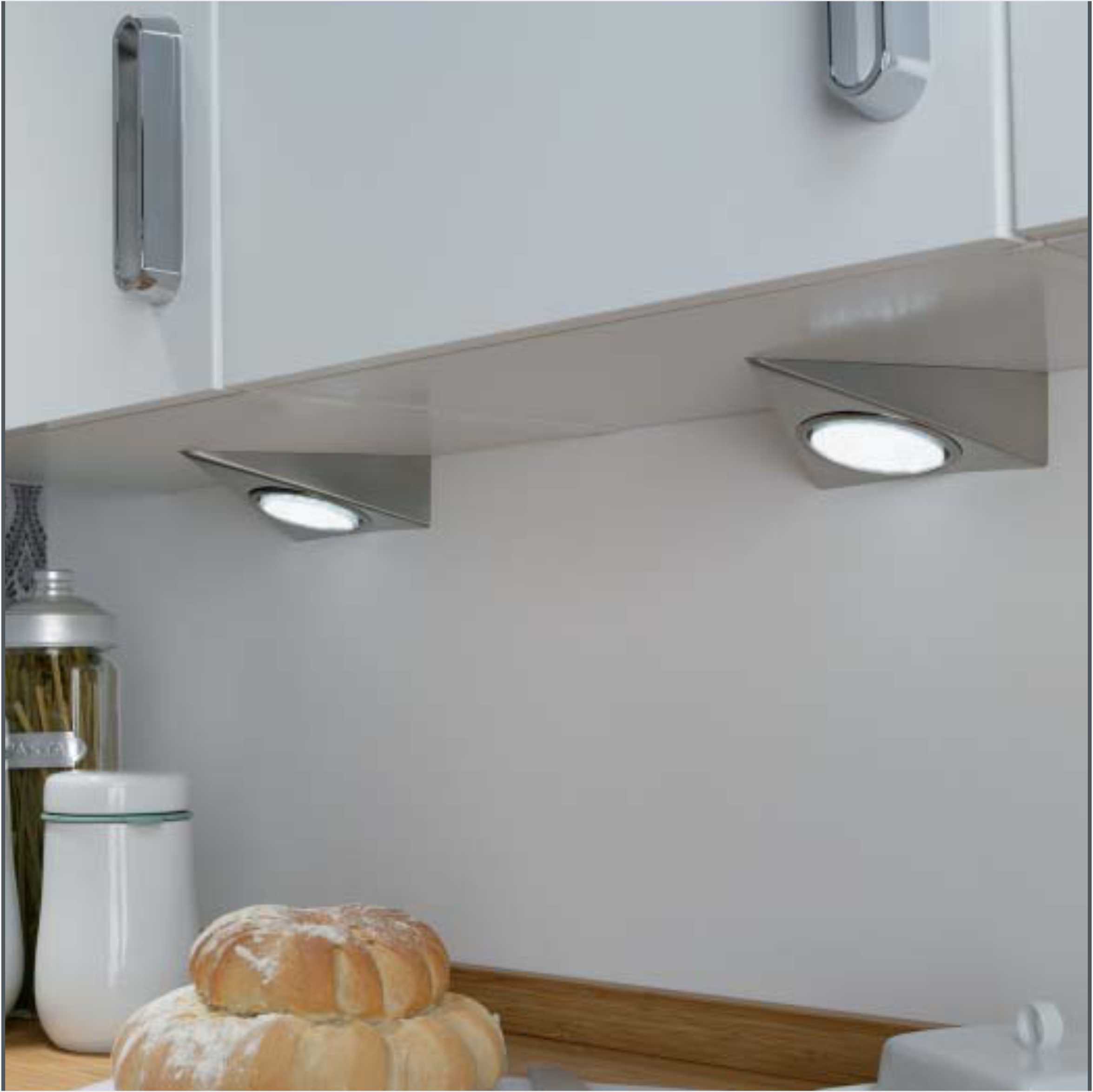 Triangular Surface Mounted GX53 Under Cabinet Light 6611