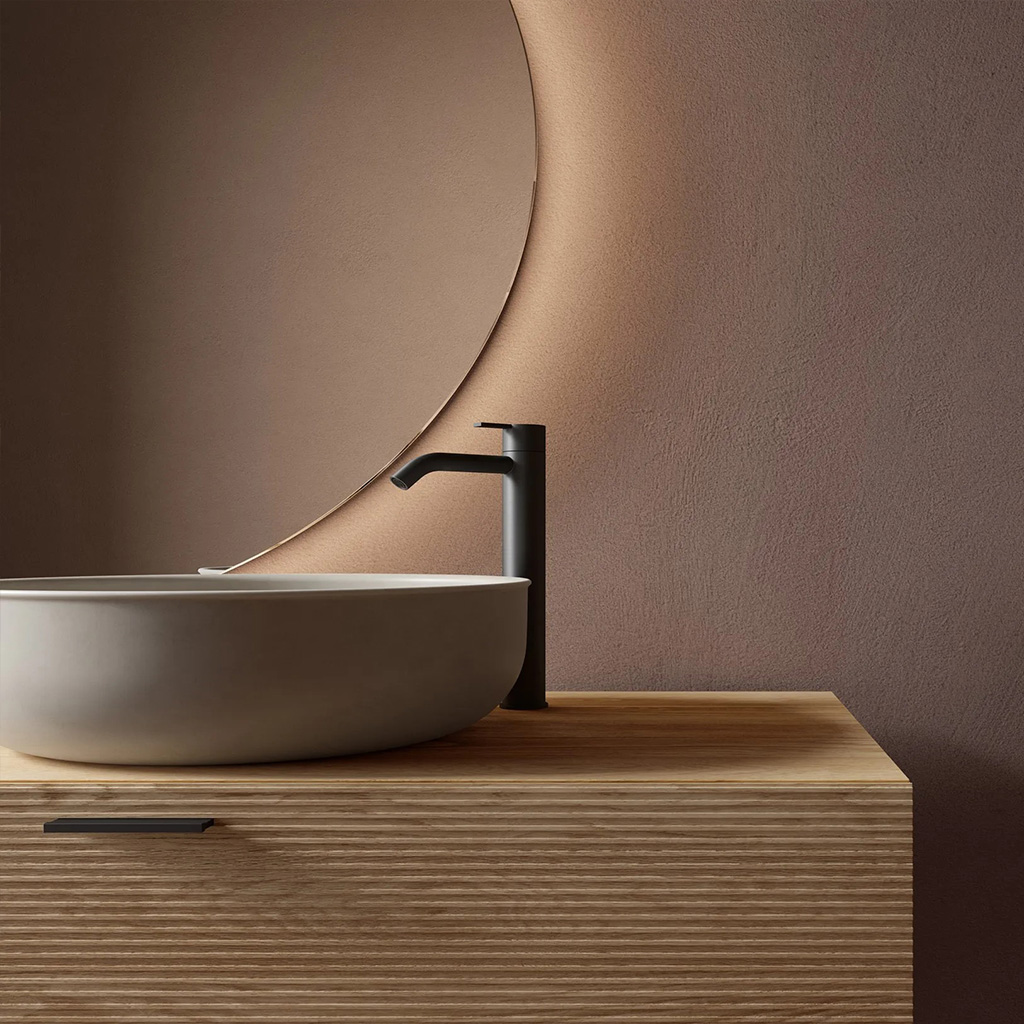 Touch On/OFF Wall Mounted Round Mirror With Back Side Emitting For Bathroom Make Up 6666