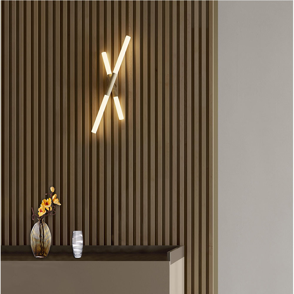 Modern Interior Background Decor Adjustable Cross LED Wall Lamp 6978