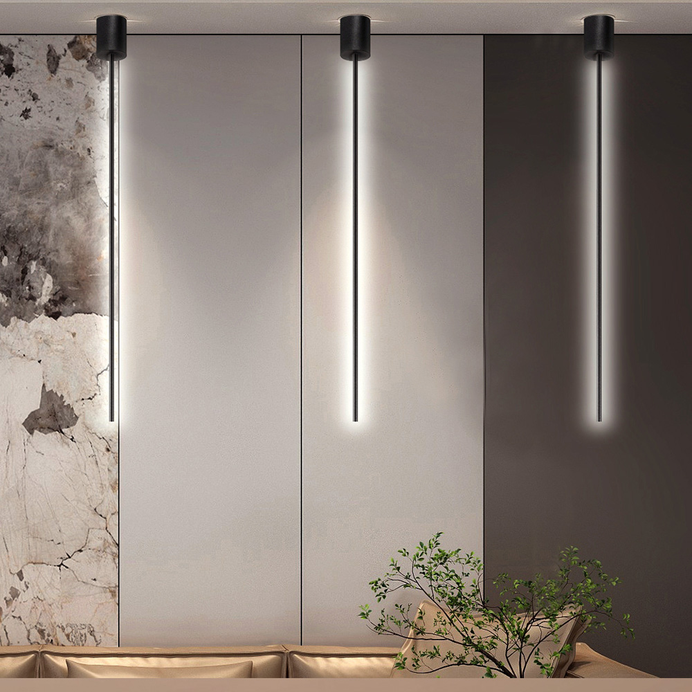 230V Linear Tiny Long Strip Lighting Direction 360° Rotated Ceiling Light for Indoor Decoration 8630