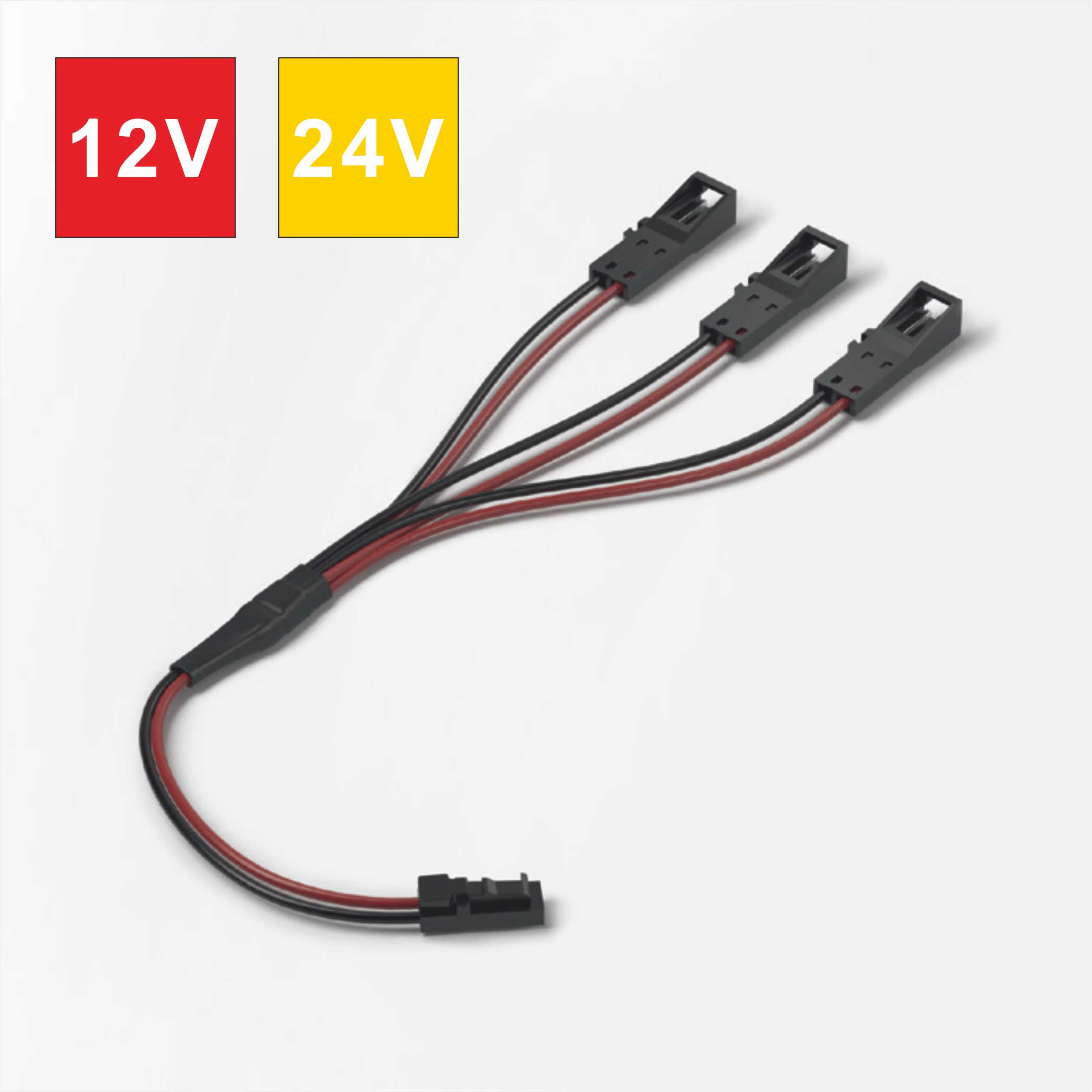 3 in 1 Male-Female 180mm Connecting Cable For Constant Voltage Lightings 9535.182