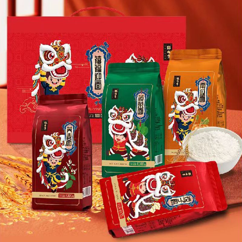 粮佰年禧福迎面面粉礼盒