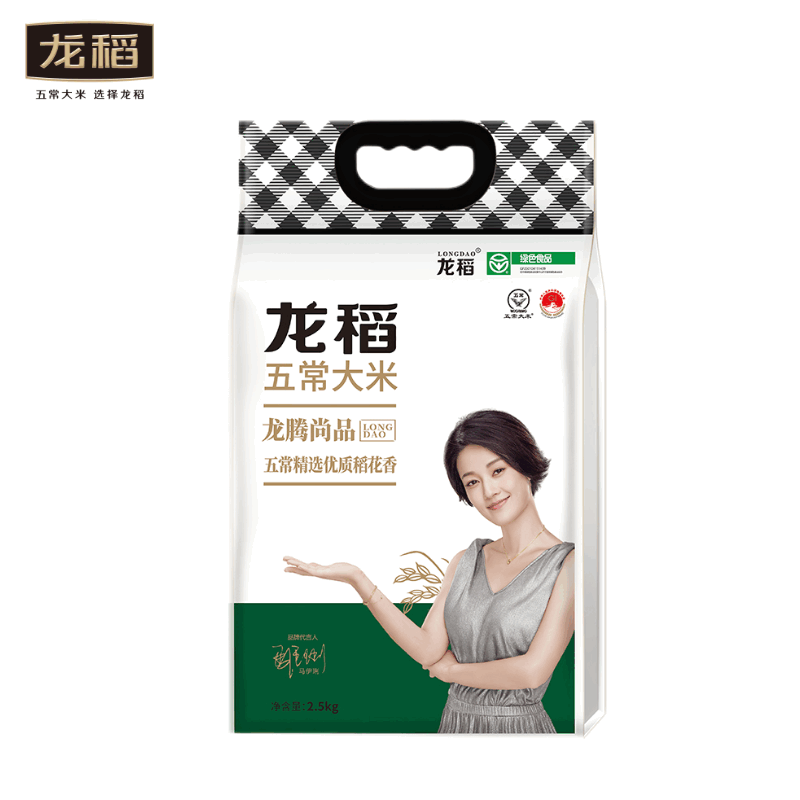 龙稻龙腾尚品五常大米2.5kg真空袋