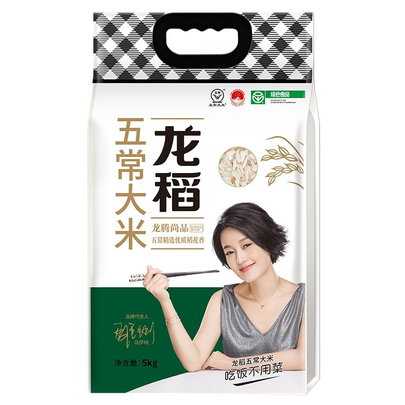 龙稻龙腾尚品五常大米5kg真空袋