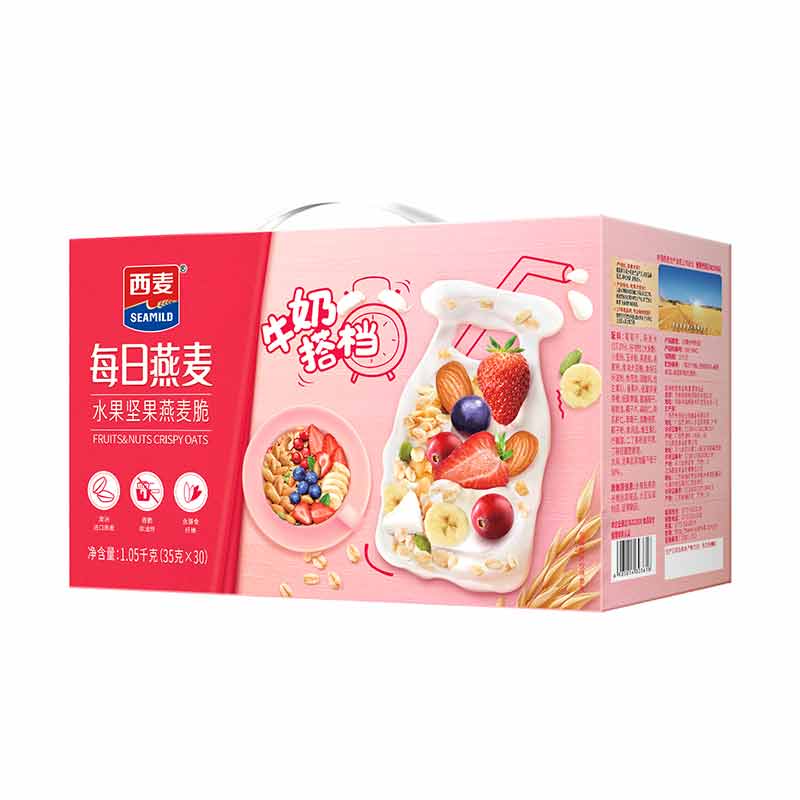 西麦每日燕麦-水果坚果燕麦脆礼盒1050g