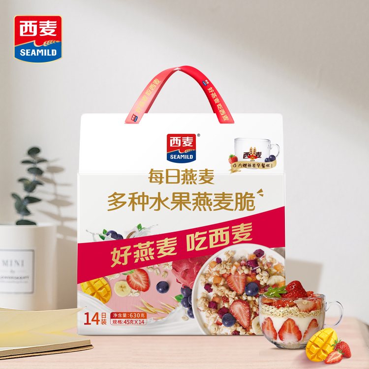 西麦每日燕麦-多种水果燕麦脆630g