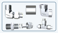 平面密封焊接管接头