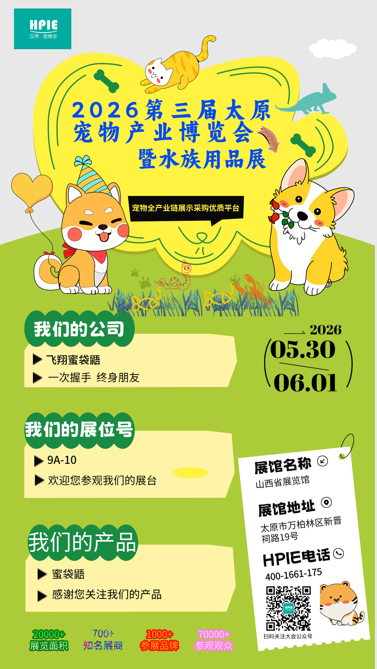 甜蜜再临，快乐起飞！飞翔蜜袋鼯二度参展太原宠物展！