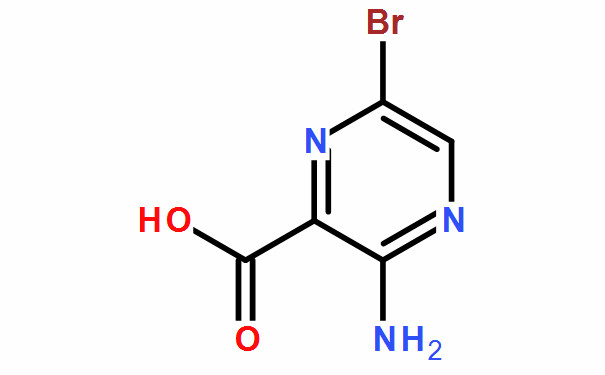 3-氨基-6-溴吡嗪-2-甲酸（CAS No.:486424-37-7）