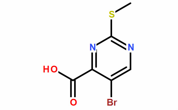 5-溴-2-(甲巰基)-4-嘧啶甲酸（CAS No.:50593-92-5）