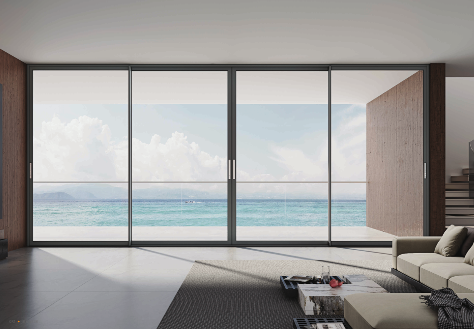 AT60 terraced slim sliding door