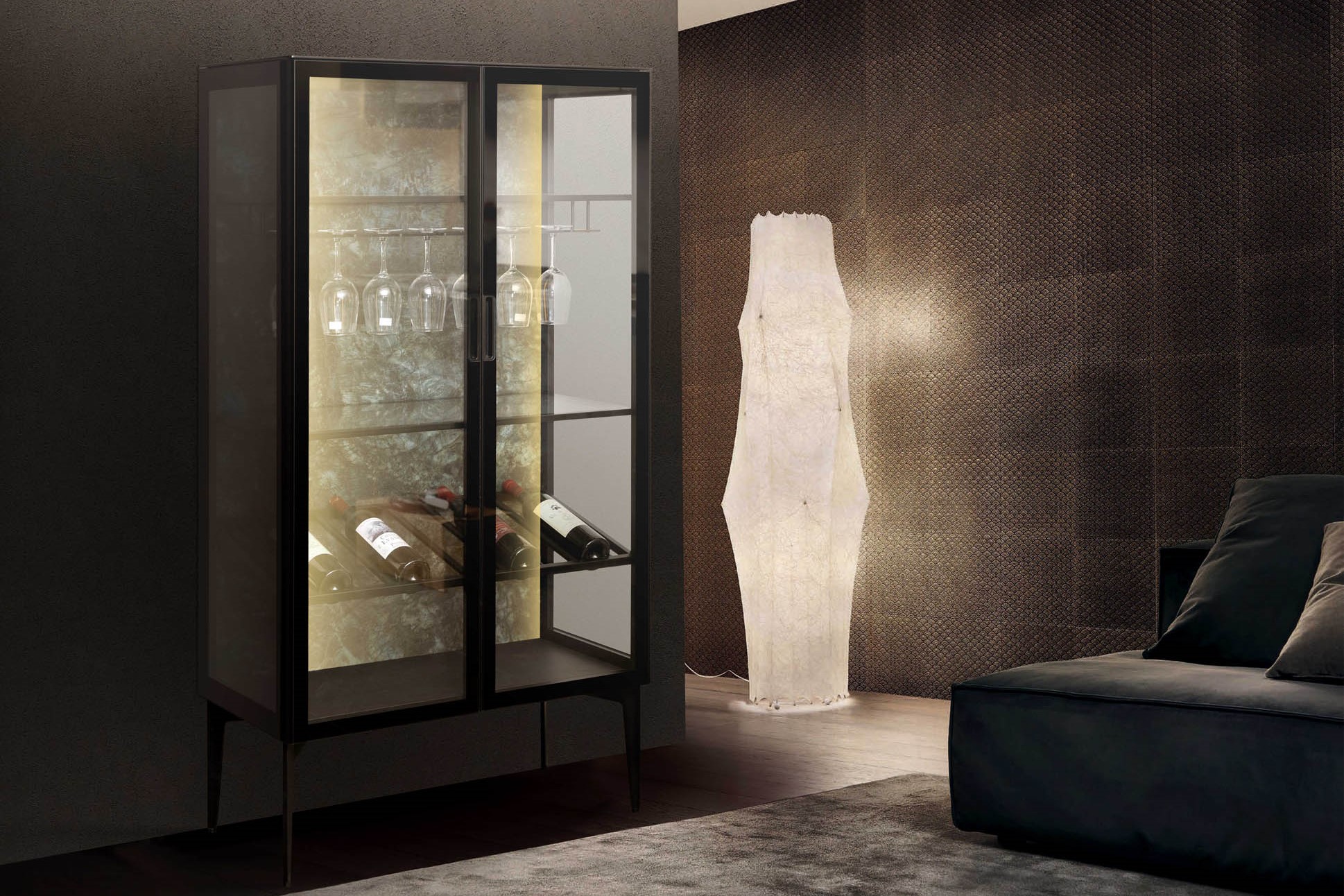 Frameless Side Cabinet