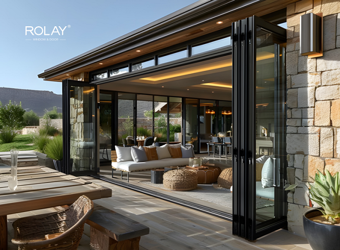 65 terraced swing door