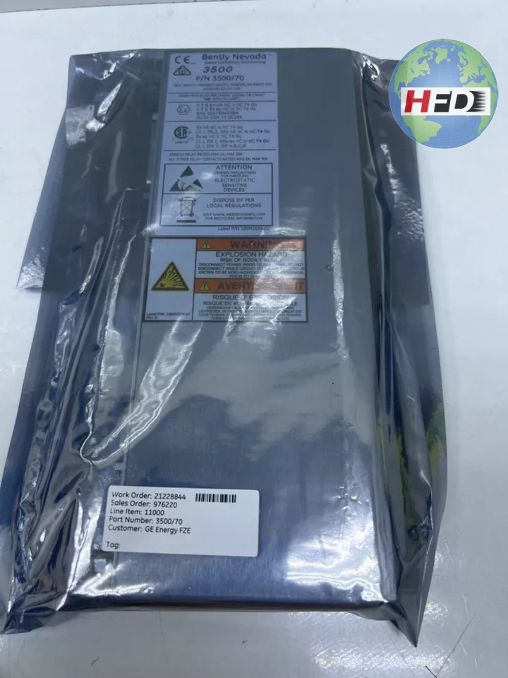 BENTLYNevada 3500/42M184139-09前置器I/O模块