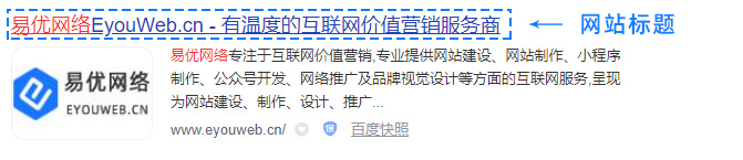 易优网络网站标题