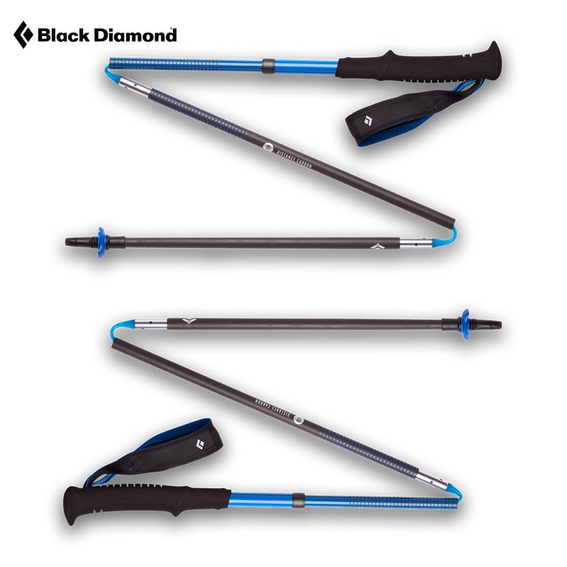 BlackDiamond黑钻bd户外装备越野跑步折叠碳素手杖三季徒步杖超轻112535