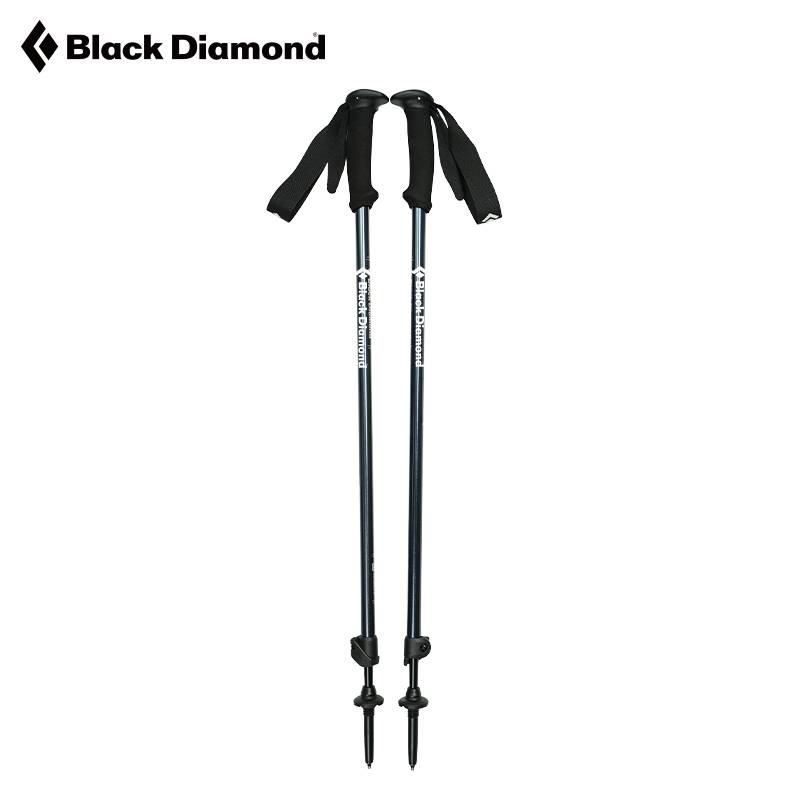 blackdiamond黑鉆bd戶外登山杖2節(jié)爬山手杖伸縮可調(diào)徒步杖112550