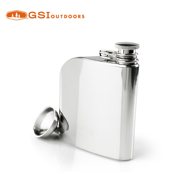 GSI Glacier Stainless 6 Fl. Oz. Trad Flask 酒壺 66206